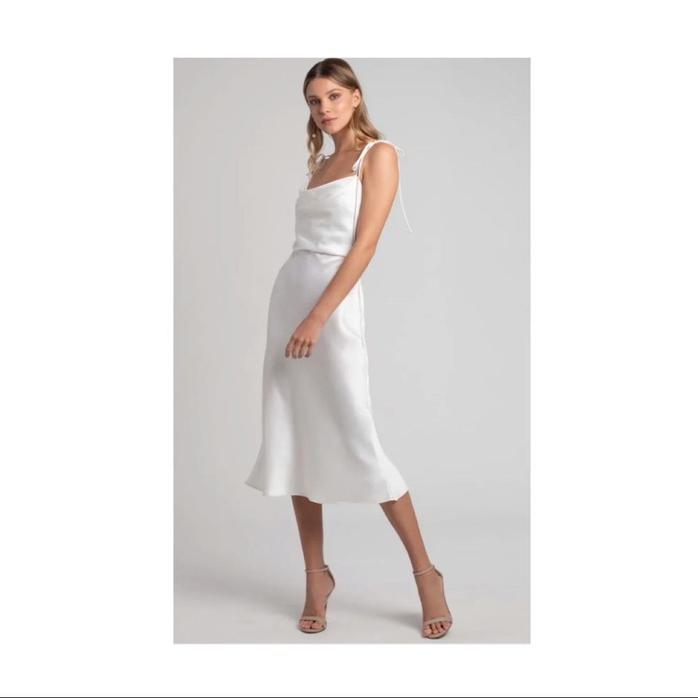 Jenny Yoo (New York) Kat dress ivory satin